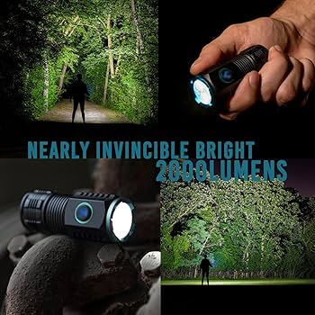 【新品】充電式LEDリーフライトグリップ2000ルーメン　防雨型　8.5時間点灯 Amazon.co.jp: ECARE 懐中電灯 ledライト cobライト 6モード USB